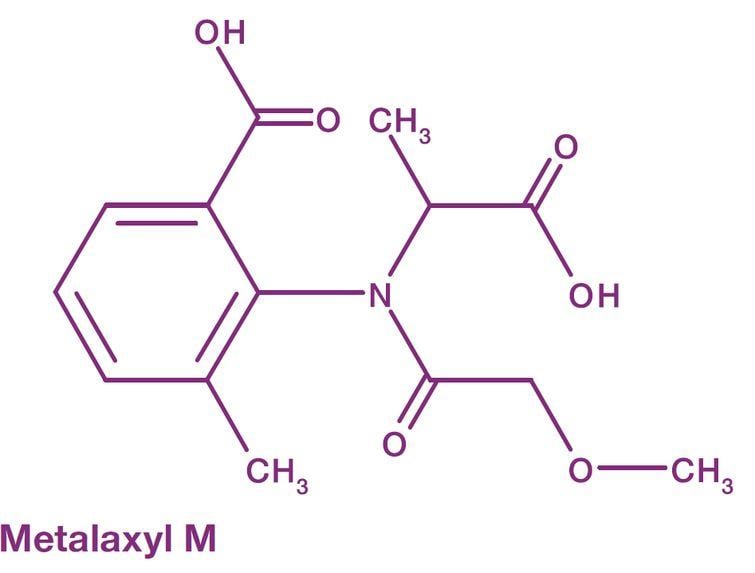 metalaxyl-m diagram